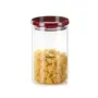 Borosil Stack N Store Glass Jar with Stackable Lid for Kitchen Storage 900ml, 3 image
