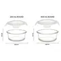 Borosil Klip-N-Store Set of 2 Microwave & Oven Safe Gift Set Glass Storage Container 240ml & 400ml Round with Air Tight Lid, 5 image