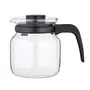 Borosil Carafe Flame Proof Glass Kettle With Stainer 1L, 6 image