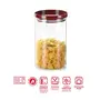 Borosil Stack N Store Glass Jar with Stackable Lid for Kitchen Storage 900ml, 4 image