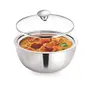 Borosil Stainless Steel Insulated Curry Server 500ml Silver, 5 image