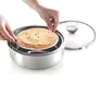Borosil Stainless Steel Insulated Roti Server 1.1 Litres Silver, 6 image