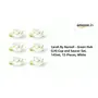 Borosil Green Hub (LH) Cup and Saucer Set 140ml 12-Pieces White, 2 image