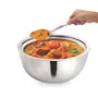 Borosil Stainless Steel Curry Server - 1.5L 1 Piece Silver, 17 image