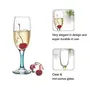 Cello Elegance Glass Champagne Tumblers Set of 6 210ml Each Clear, 21 image