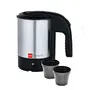 Cello Quick Boil 700 Electric Stainless Steel Kettle with 2 Travel Cups 500ml 1000W Black/Silver, 3 image