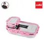 Cello Click It Stainless Steel Lunch Pack for Office & School Use (Veg Box Included Pink) Capacity - 175-1pc 925ml-1pc, 3 image