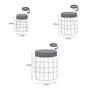 Cello Checkers Plastic PET Canister Set 6 Pieces Clear Safe Plastic Capacity - 300ml+650ml+1200ml x 02 Each, 6 image