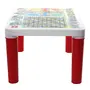 Cello Scholar Two Seat Polypropelene Plastic Junior Well Finished Study/Play Table for Kids from 3-10 Years (Red), 2 image