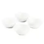 Clay Craft Bone Standard China Round Bowls/Katori for Sauces/Dips Small White Pack of 4 (Solid), 3 image