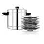 Pigeon - Stainless Steel 6 - Plates Idli Maker Silver, 4 image