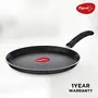 Pigeon Special Non Induction Base Aluminium Non Stick Flat Tawa 270mm Cookware with 3mm Width Black, 4 image