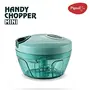 Pigeon Polypropylene Mini Handy and Compact Chopper with 3 Blades for Effortlessly Chopping Vegetables and Fruits for Your Kitchen (12420 Green 400 ml), 3 image