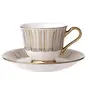 Clay Craft Cup and Saucer Set (Multicolor) - Set of 12/6 Cups and 6 Saucers, 3 image