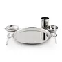 Pigeon Stainless Steel Sparkle Lunch Set 6-Pieces Silver, 3 image