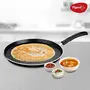 Pigeon Special Non Induction Base Aluminium Non Stick Flat Tawa 270mm Cookware with 3mm Width Black, 6 image