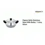 Pigeon Belly Stainless Steel Milk Boiler 1 Litre Silver, 2 image