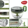 Pigeon 14515 Plastic Mini Handy Pro and Compact Chopper with 3 Blades (400 ml Grey), 5 image