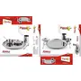 Pigeon Stainless Steel Sparkle Lunch Set 6-Pieces Silver, 4 image