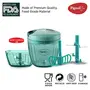 Pigeon Plastic Handy Chopper Bowl with Common Lid Green, 3 image