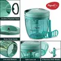 Pigeon XL Handy and Compact Chopper with 5 Stainless Steel blades and 1 Plastic Whisker for Effortlessly Chopping Vegetables and Fruits (Green 900 ML 14298), 5 image
