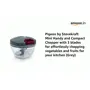Pigeon Plastic Mini Handy and Compact Chopper with 3 Blades (12683 400 ml Grey), 2 image