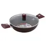 NIRLEP by Bajaj Electricals Selec+ Aluminium Non Stick Induction Casserole with Lid (4 LTR Maroon), 39 image