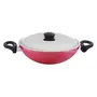 NIRLEP by Bajaj Electricals Selec+ Aluminium Non Stick Induction Casserole with Lid (4 LTR Maroon), 38 image