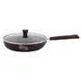 NIRLEP by Bajaj Electricals Selec+ Aluminium Non Stick Induction Casserole with Lid (4 LTR Maroon), 7 image