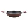 NIRLEP by Bajaj Electricals Selec+ Aluminium Non Stick Induction Casserole with Lid (4 LTR Maroon), 20 image