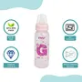 Pigeon Milk Bottle for Baby Peristaltic Clear Nursing Bottle RPP Transparent Pink 240 ml, 3 image