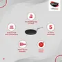 NIRLEP by Bajaj Electricals Selec+ Aluminium Non Stick Induction Casserole with Lid (4 LTR Maroon), 63 image