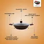 NIRLEP by Bajaj Electricals Selec+ Aluminium Non Stick Induction Casserole with Lid (4 LTR Maroon), 68 image
