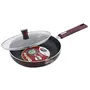 NIRLEP by Bajaj Electricals Selec+ Aluminium Non Stick Induction Casserole with Lid (4 LTR Maroon), 28 image