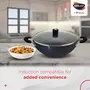 NIRLEP by Bajaj Electricals Selec+ Aluminium Non Stick Induction Casserole with Lid (4 LTR Maroon), 35 image