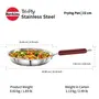 Hawkins Tri-Ply Stainless Steel Induction Compatible Frying Pan Diameter 22 cm Thickness 3 mm Silver (SSF22), 5 image
