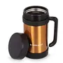 Freelance Blackbird Vacuum Insulated Stainless Steel Flask Mug Water Beverage Cup Travel Tumbler 500 ml Copper (1 Year Warranty), 2 image