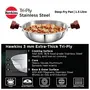 Hawkins Tri-Ply Stainless Steel Induction Compatible Deep-Fry Pan Capacity 1.5 Litre Diameter 22 cm Thickness 3 mm Silver (SSD15), 3 image