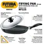 Hawkins Futura Nonstick Frying Pan with Stainless Steel Lid Capacity 1 Litre Diameter 22 cm Thickness 3.25 mm Black (NF22S), 2 image