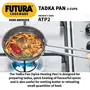 Hawkins Futura Hard Anodised Tadka Pan / Spice Heating Pan Capacity 0.48 Litre Diameter 12 cm Thickness 3.25 mm Black (ATP2)Aluminium 4.72 IN, 5 image