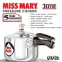 Hawkins Miss Mary Aluminium Inner Lid Pressure Cooker 3 Litre Silver (MM30), 4 image