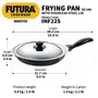 Hawkins Futura Nonstick Induction Compatible Frying Pan with Stainless Steel Lid Capacity 1 Litre Diameter 22 cm Thickness 3.25 mm Black (INF22S), 3 image