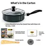 Hawkins NCP20G Futura Nonstick Curry Saute Pan with Glass Lid (Capacity 2 L Diameter 20cm Thickness 3.25 mm Black) (Q62), 7 image