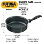 Hawkins Futura Nonstick Curry Pan (Saute Pan) Capacity 3.25 Litre Diameter 24 cm Thickness 3.25 mm Black (NCP325), 3 image
