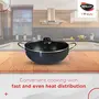 NIRLEP by Bajaj Electricals Selec+ Aluminium Non Stick Induction Casserole with Lid (4 LTR Maroon), 18 image