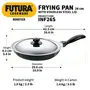 Hawkins Futura Nonstick Induction Compatible Frying Pan with Stainless Steel Lid Capacity 1.5 Litre Diameter 26 cm Thickness 3.25 mm Black (INF26S), 4 image