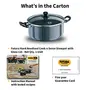 Hawkins Futura Hard Anodised Cook-n-Serve Stewpot with Glass Lid Capacity 5 Litre Diameter 24 cm Thickness 4.06 mm Black (AST50G), 7 image