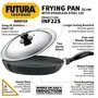 Hawkins Futura Nonstick Induction Compatible Frying Pan with Stainless Steel Lid Capacity 1 Litre Diameter 22 cm Thickness 3.25 mm Black (INF22S), 2 image