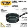 Hawkins Futura Nonstick Curry Pan (Saute Pan) Capacity 3.25 Litre Diameter 24 cm Thickness 3.25 mm Black (NCP325), 2 image
