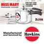 Hawkins Miss Mary Aluminium Inner Lid Pressure Cooker 3 Litre Silver (MM30), 3 image